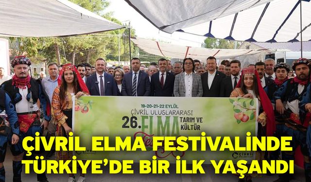 Çivril Elma Festivalinde Türkiye’de Bir İlk Yaşandı