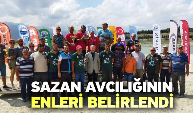 Sazan avcılığının enleri belirlendi