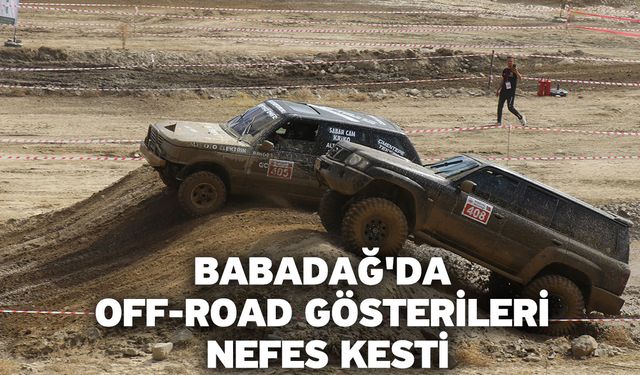 Babadağ'da Off-Road gösterileri nefes kesti