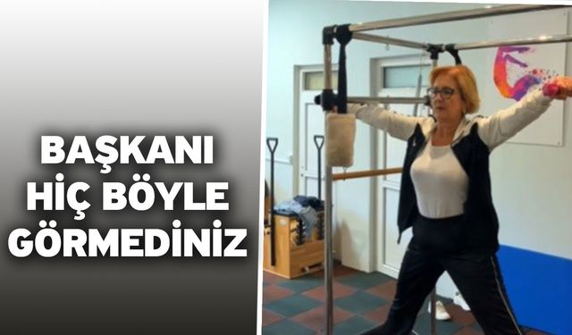 Başkanı hiç böyle görmediniz