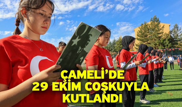 Çameli’de 29 Ekim Coşkuyla Kutlandı