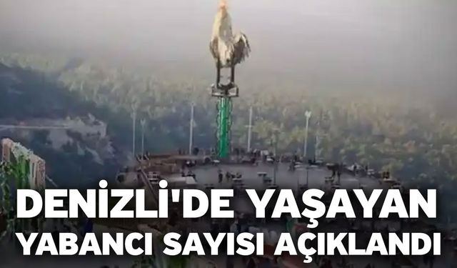 Denizli'de yaşayan yabancı sayısı açıklandı