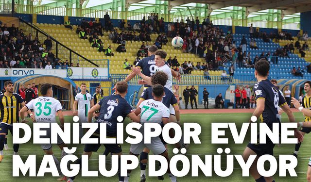 Denizlispor evine mağlup dönüyor