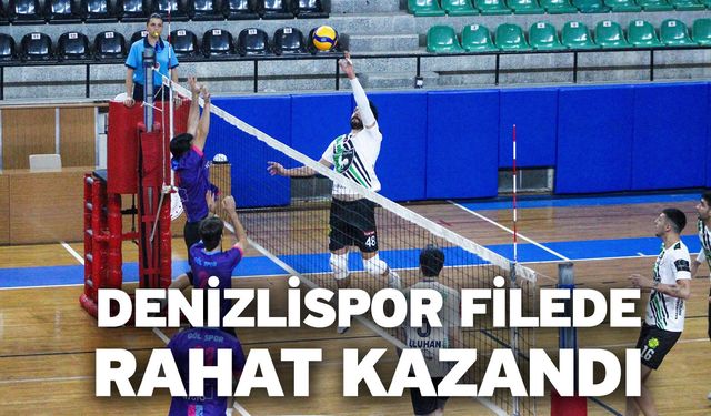 Denizlispor filede rahat kazandı