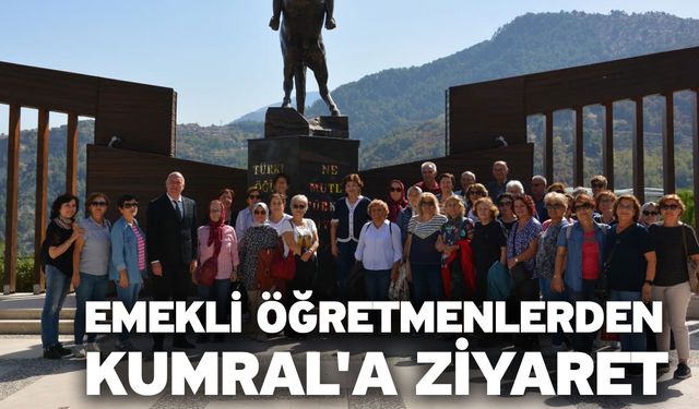 Emekli öğretmenlerden Kumral'a ziyaret