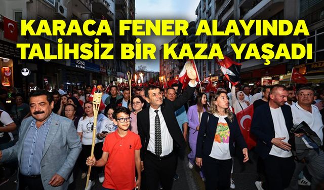 Karaca Fener Alayında Talihsiz Bir Kaza Yaşadı