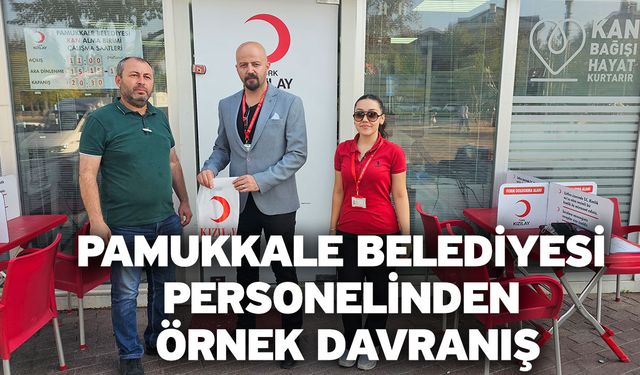 Pamukkale Belediyesi Personelinden Örnek Davranış