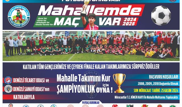 Mahallemde Maç Var 2024-2025 Başlıyor