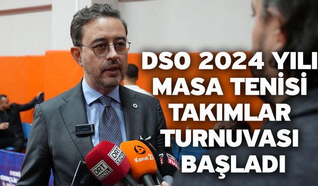 DSO 2024 Yılı Masa Tenisi Takımlar Turnuvası Başladı