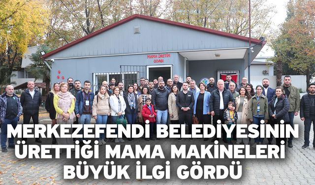 Merkezefendi Belediyesinin ürettiği mama makineleri büyük ilgi gördü