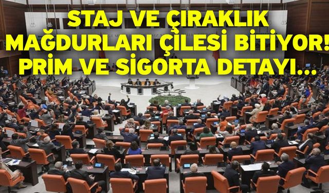 Staj ve Çıraklık Mağdurları Çilesi Bitiyor! Prim ve Sigorta Detayı...