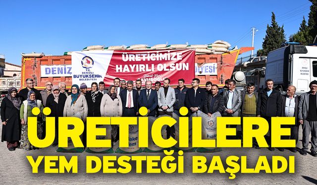 7 bin 628 aile işletmesine 910 bin kg yem desteği verilecek