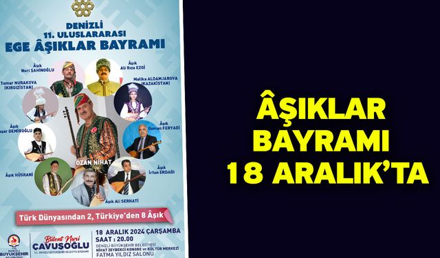 Âşıklar Bayramı 18 Aralık’ta