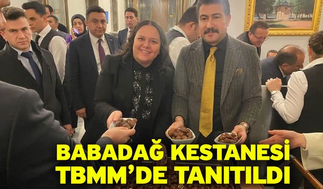 Babadağ Kestanesi TBMM’de tanıtıldı