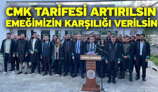 CMK Tarifesi Artırılsın Emeğimizin Karşılığı Verilsin