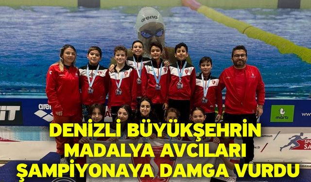 Denizli Büyükşehrin madalya avcıları şampiyonaya damga vurdu