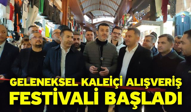 Geleneksel Kaleiçi Alışveriş Festivali başladı