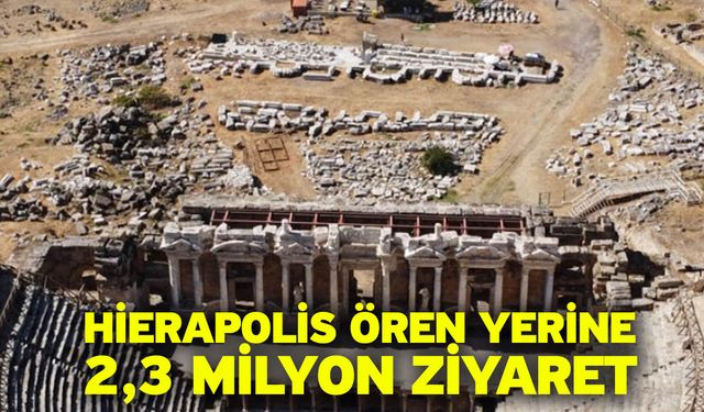 Hierapolis Ören Yerine 2,3 Milyon Ziyaret