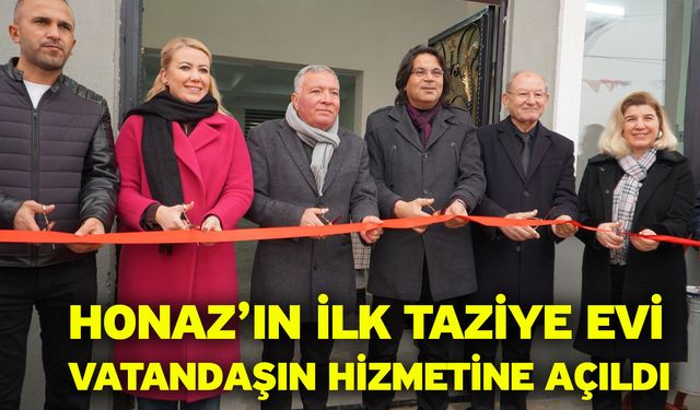 Honaz’ın İlk Taziye Evi Vatandaşın Hizmetine Açıldı