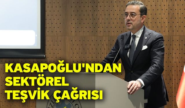 Kasapoğlu'ndan Sektörel Teşvik Çağrısı