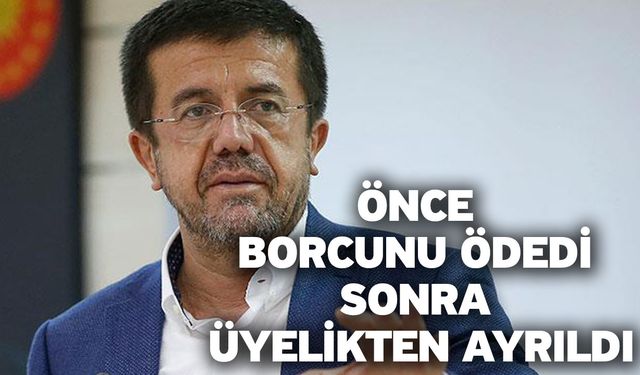 Önce Borcunu Ödedi Sonra Üyelikten Ayrıldı