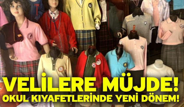 Velilere müjde! Okul kıyafetlerinde yeni dönem!