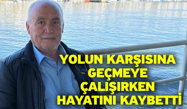 Yolun Karşısına Geçmeye Çalışırken Hayatını Kaybetti