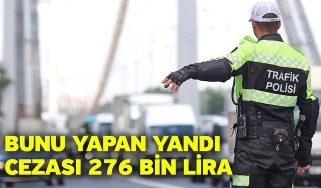 Bunu Yapan Yandı Cezası 276 Bin Lira