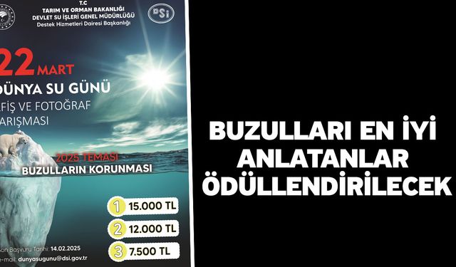 Buzulları en iyi anlatanlar ödüllendirilecek