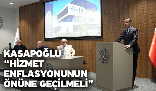 Kasapoğlu “Hizmet enflasyonunun önüne geçilmeli”