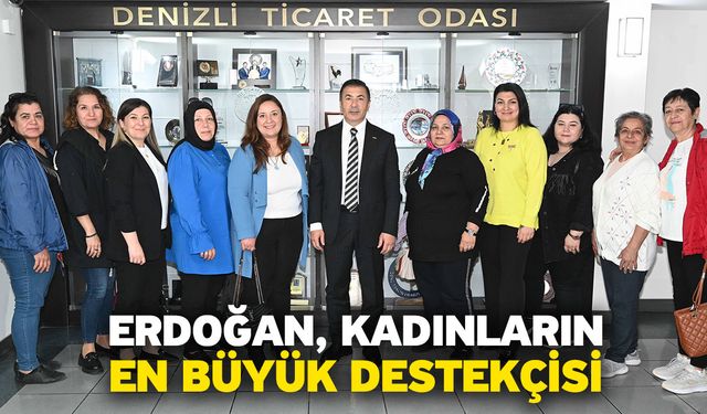 Erdoğan, Kadınların En Büyük Destekçisi! Teşekkür Etmek İçin DTO’yu Ziyaret Ettiler