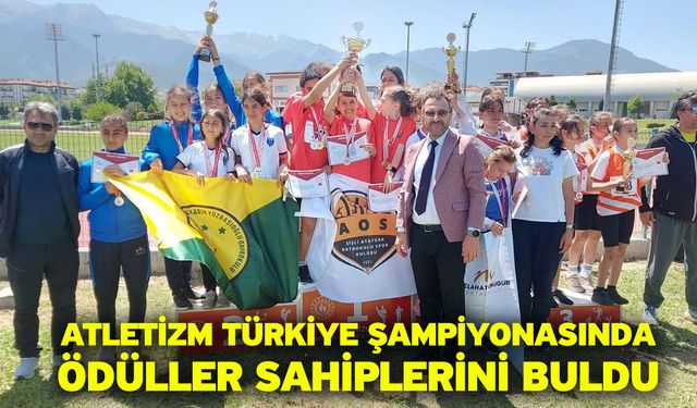 Atletizm Türkiye Şampiyonasında ödüller sahiplerini buldu
