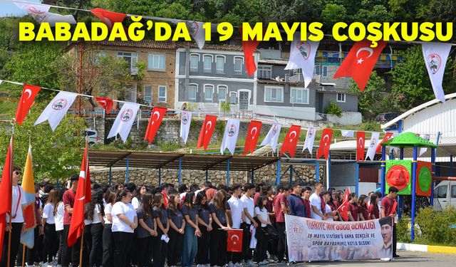 Babadağ’da 19 Mayıs Coşkusu