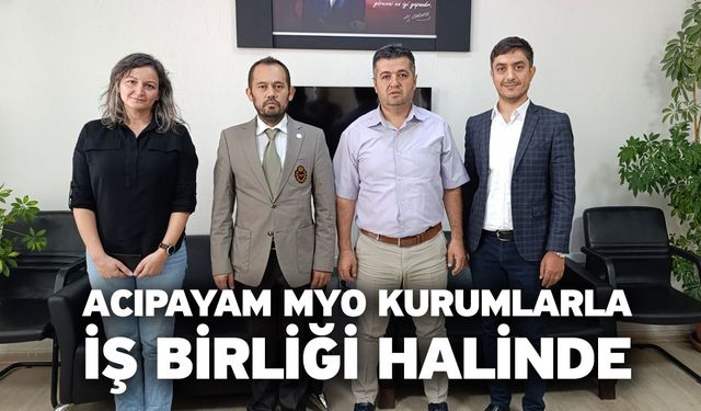 Acıpayam MYO Kurumlarla İş Birliği Halinde