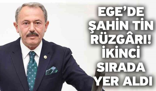 Ege’de Şahin Tin Rüzgârı! İkinci Sırada Yer Aldı