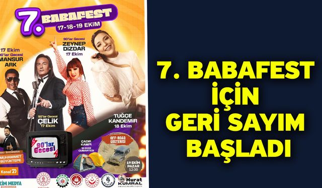 7. Babafest için geri sayım başladı