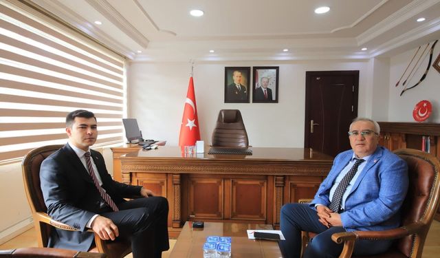 Arslan’dan Kaymakam Çelik’e hayırlı olsun ziyareti