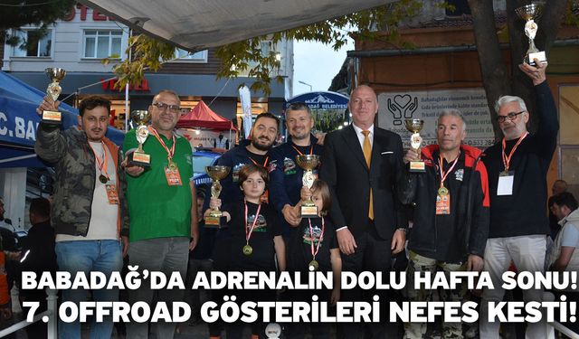 Babadağ’da Adrenalin Dolu Hafta Sonu! 7. Offroad Gösterileri Nefes Kesti!