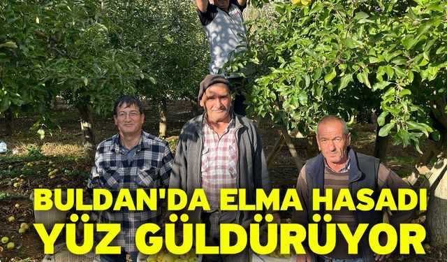 Buldan'da Elma Hasadı Yüz Güldürüyor