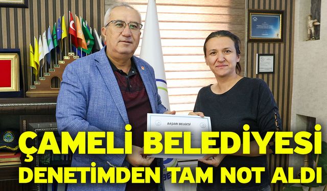 Çameli Belediyesi Denetimden Tam Not Aldı