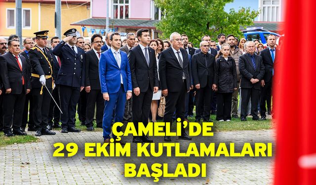 Çameli’de 29 Ekim kutlamaları başladı