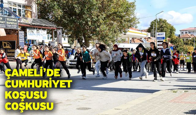 Çameli’de Cumhuriyet Koşusu Coşkusu