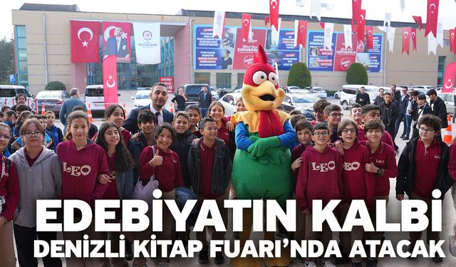 Edebiyatın kalbi Denizli Kitap Fuarı’nda atacak