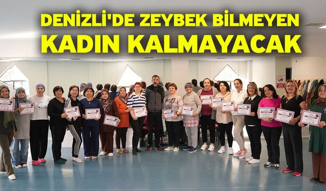 Denizli Büyükşehir’den kadınlara kültürel dokunuş