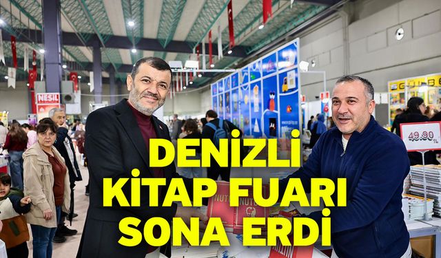 Denizli Kitap fuarı yüz binlerce ziyaretçiyi ağırladı