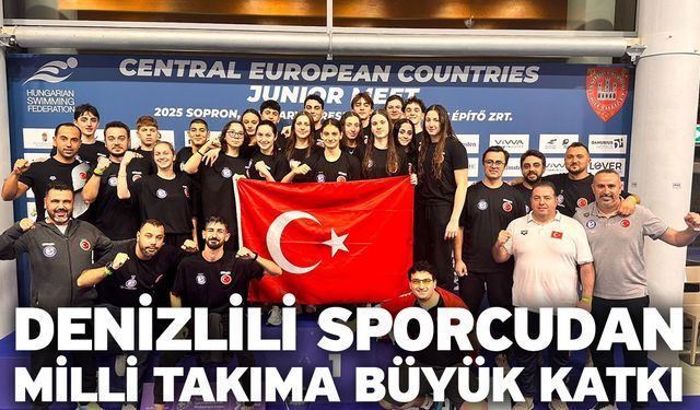 Denizlili sporcudan Milli Takıma büyük katkı