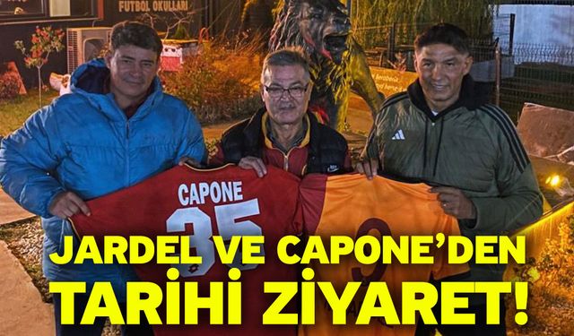 Jardel ve Capone’den tarihi ziyaret!