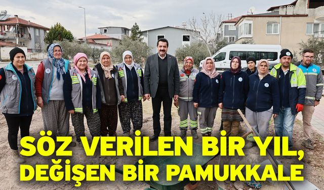 Söz Verilen Bir Yıl, Değişen Bir Pamukkale: Başkan Ertemur 2025’e Hizmet Damgasını Vurdu