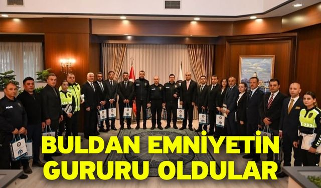Buldan Emniyetin gururu oldular