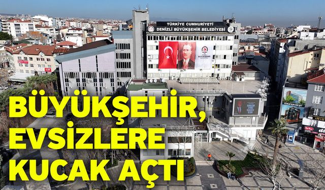 Denizli Büyükşehir, dondurucu soğuklarda evsizlere sıcak yuva sağlıyor